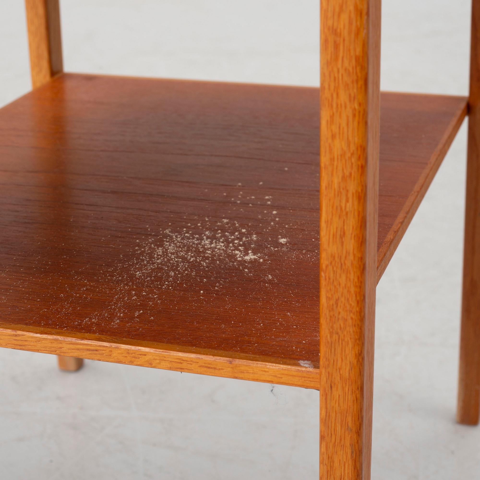 Bedside tables, a pair, second half of the 20th century.