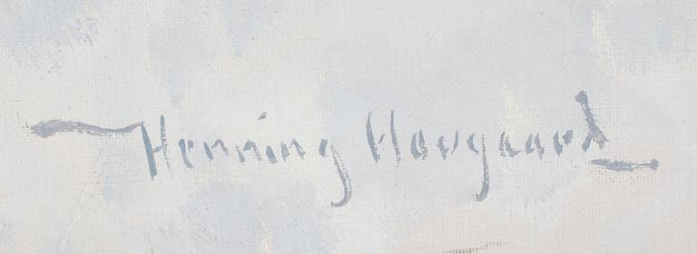 HENNING HOUGAARD, olja på duk, signerad.