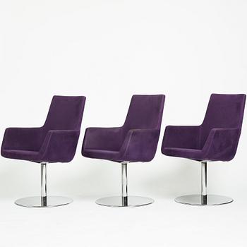 Roger Persson, "Happy", 3+3 armchairs, Swedese.