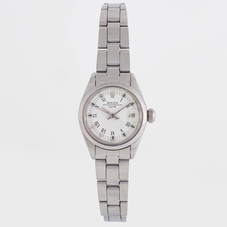 Rolex, Oyster Perpetual, Date, armbandsur, 25 mm.