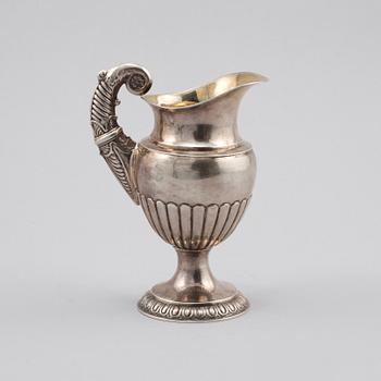 KANNA, silver, Gustaf Folcker, Stockholm, Empire, 1829, vikt 239 gram.