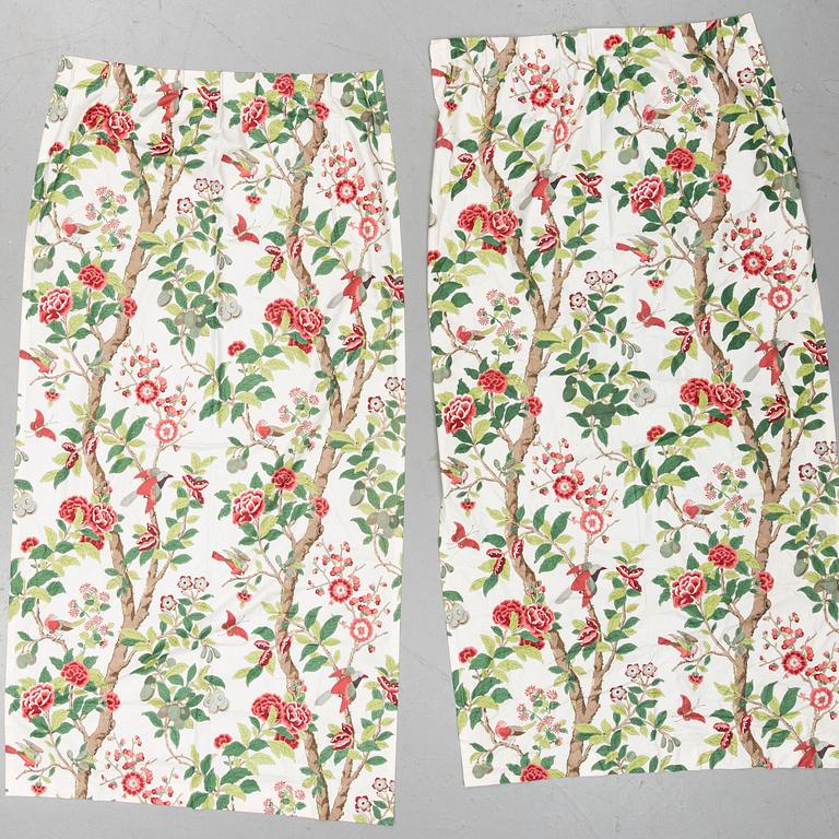 Four JP & J Baker curtains.