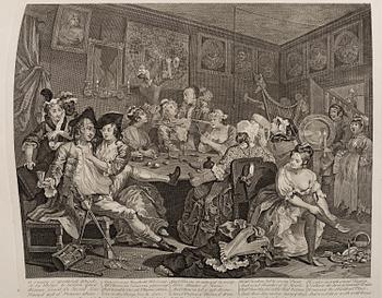 BOOK, "The Works of William Hogarth", 1822, published by Baldwin & Cradock, London.