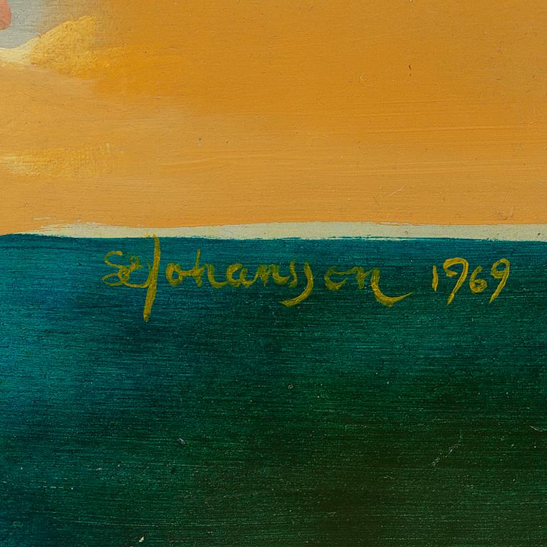 SVEN-ERIK JOHANSSON, oil on panel.