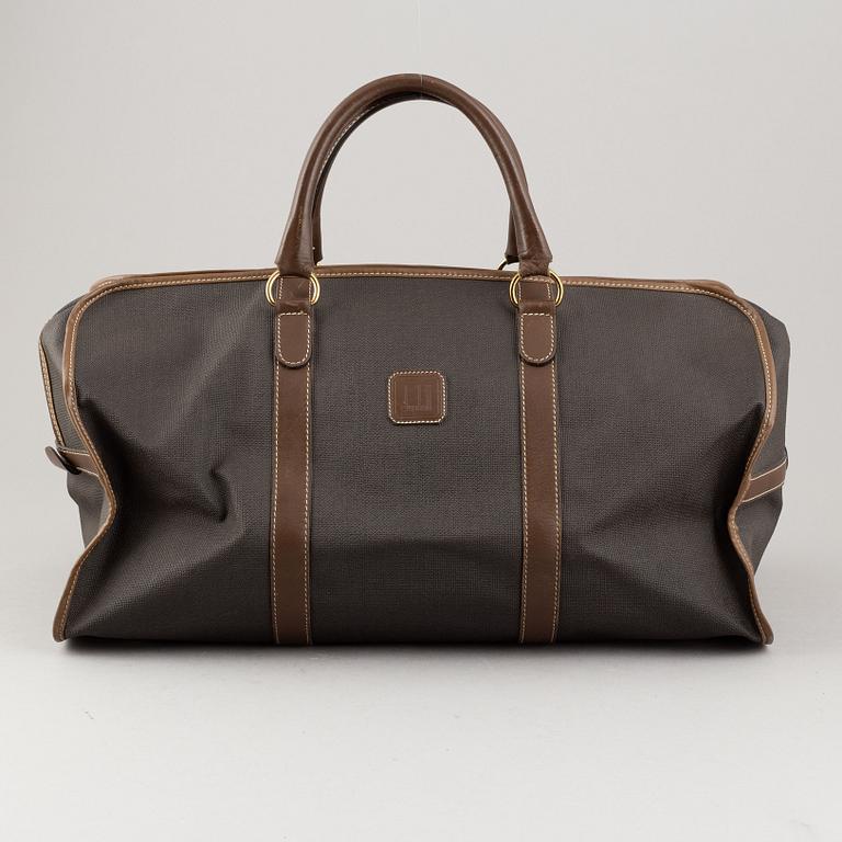 Dunhill, a coated canvas weekendbag.