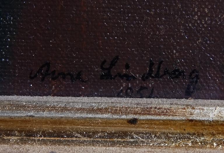 LINDBERG, ARNE, olja på duk. Sign och dat 1951.