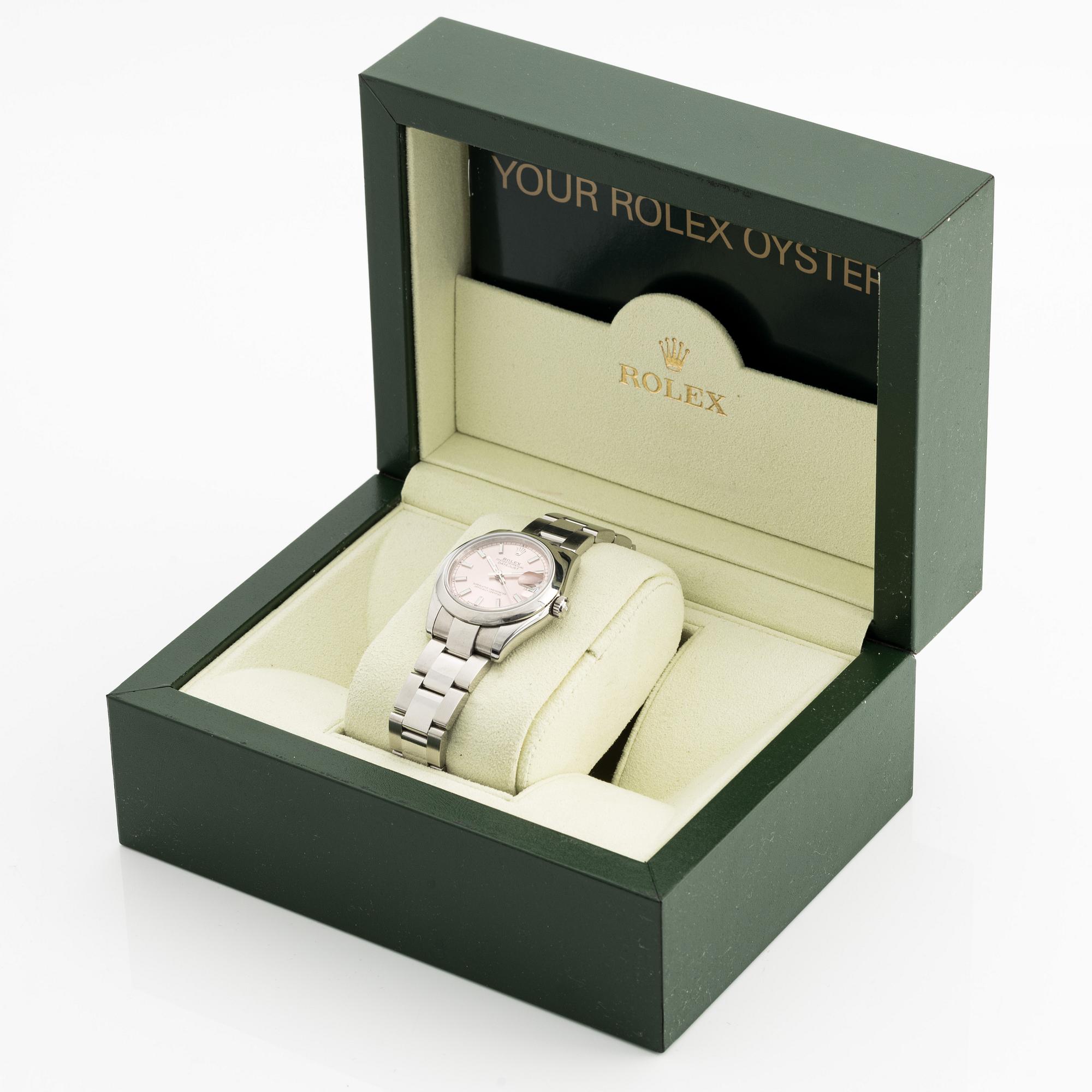 Rolex, Oyster Perpetual, Datejust 31, armbandsur, 31 mm.