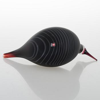 OIVA TOIKKA, a glass sculpture signed O. Toikka Nuutajärvi.