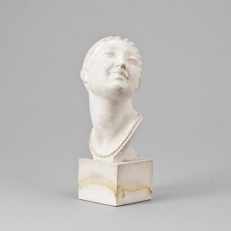 OLOF AHLBERG, skulptur, gips. Sign o dat 1928.