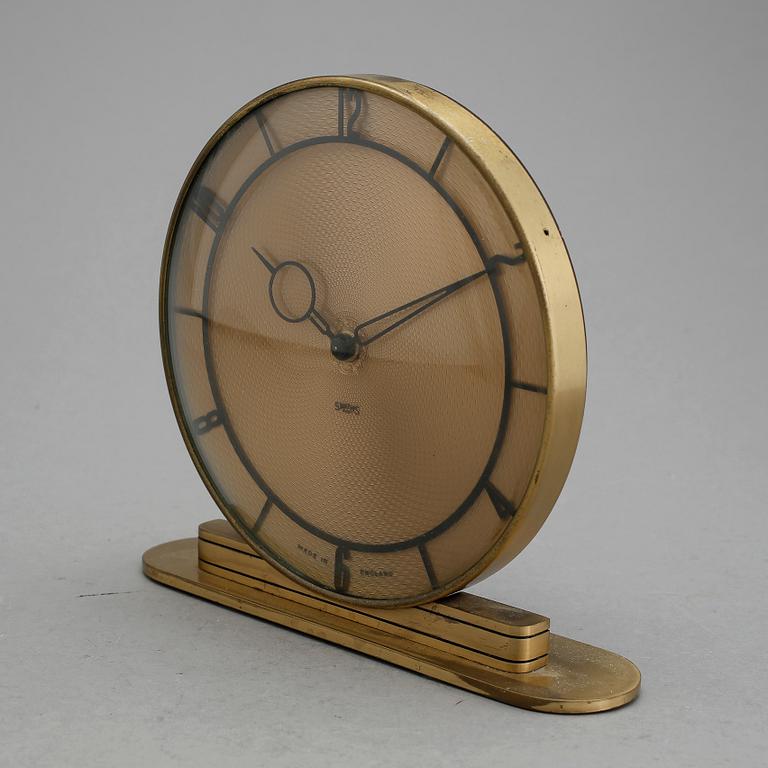 BORDSKLOCKA, art deco, Smiths, England. 1920/30-tal.