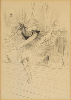 HENRI DE TOULOUSE-LAUTREC, efter, litografi, utgiven av Librairie Grund, 1948-1950, signerad i trycket.