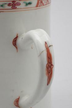 MUGG, porslin, Kina, Qianlong 1736-1795.
