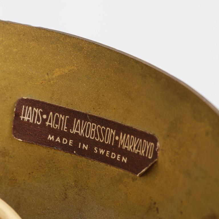 Hans-Agne Jakobsson, a rare ceiling lamp, Hans-Agne Jakobsson AB, Markaryd, 1950s.
