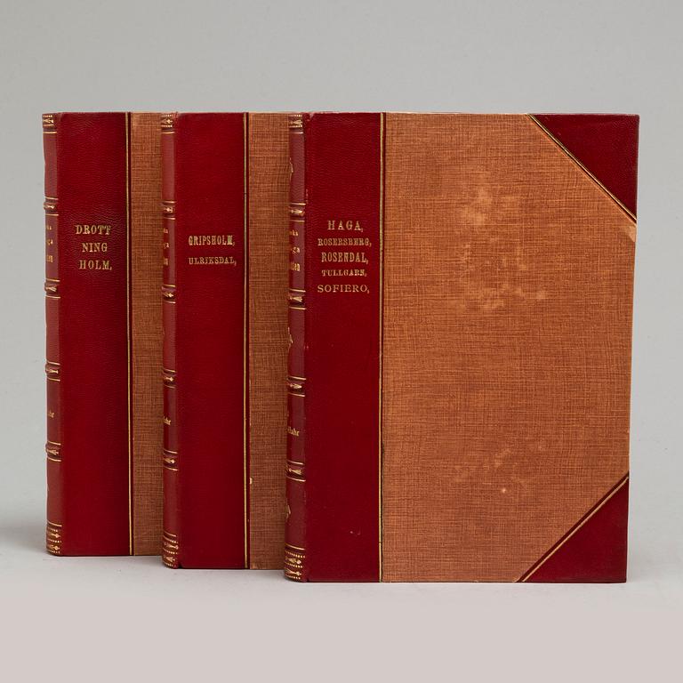 BOOKS, 28 vol, Architecture/Royal Castles.