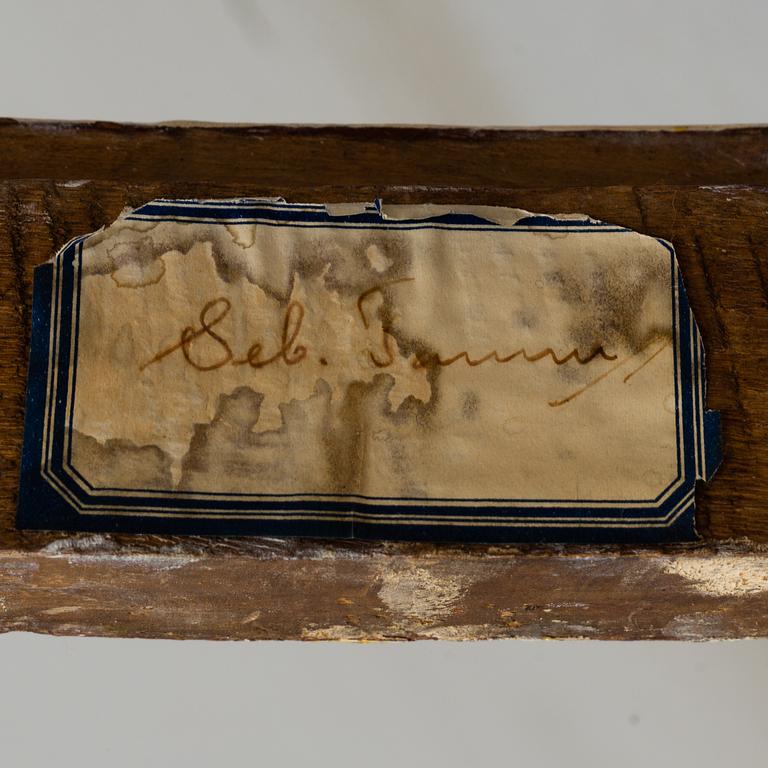 STOLAR, 3 stycken, gustavianska stockholmsarbeten, 1700-talets slut.