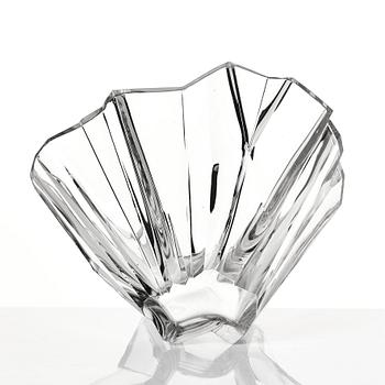 Tapio Wirkkala, a 'Jäävuori' (iceberg) crystal bowl / art object, Iittala, Finland, 1950-60s, model 3827.
