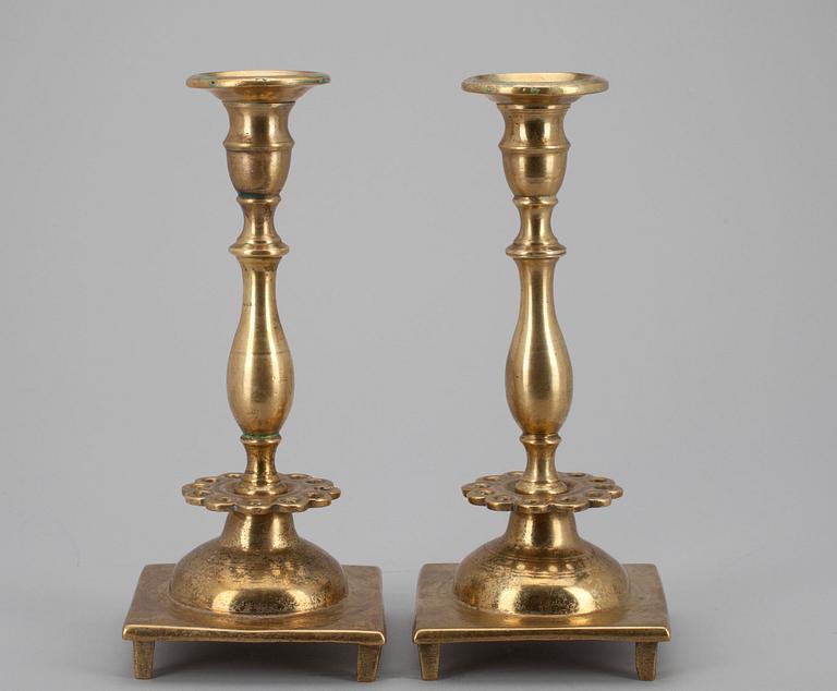 LJUSSTAKAR, ett par, barock, Mellaneuropa, 1700-talets början.