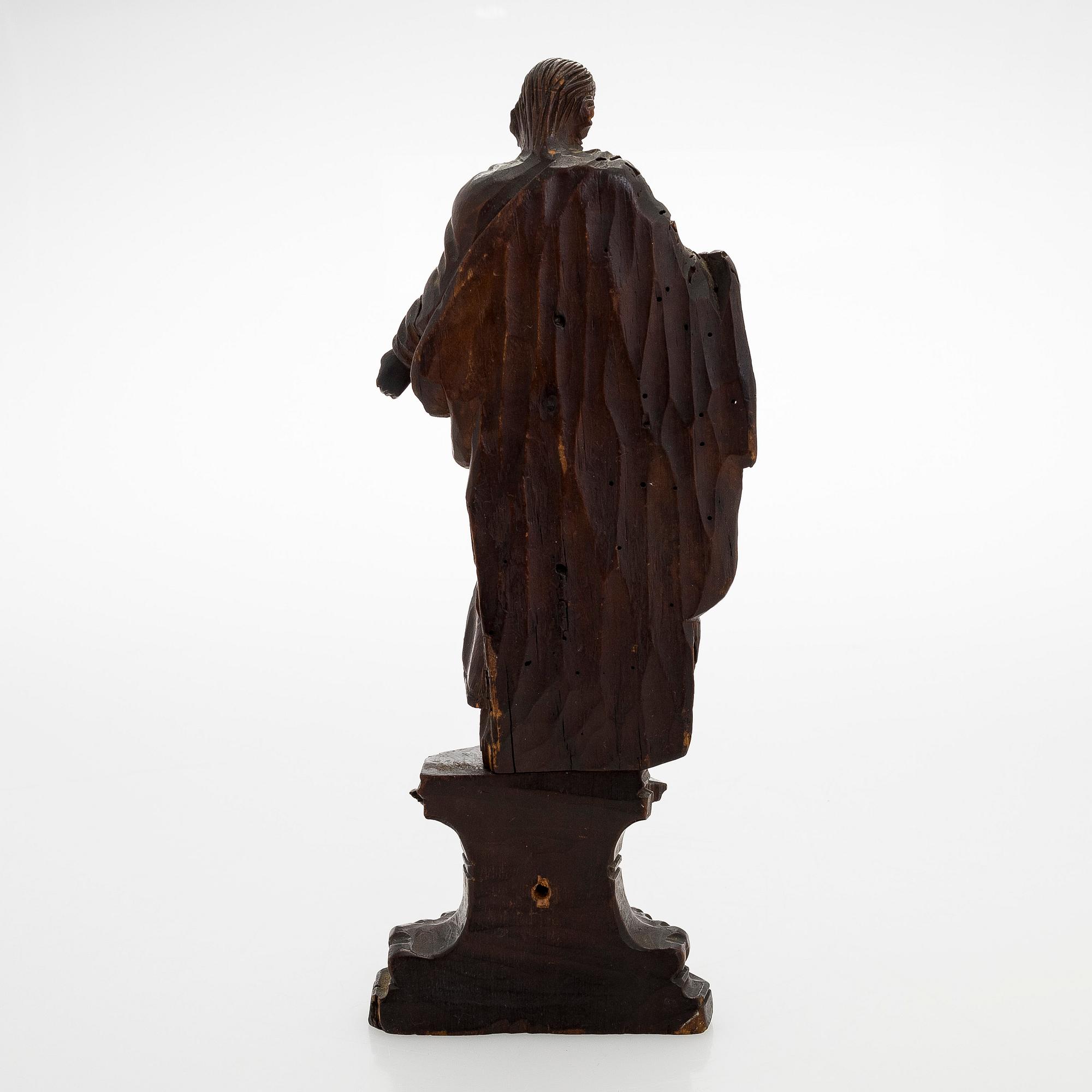 Puuveistos, pyhimys, 1700/1800-luku.