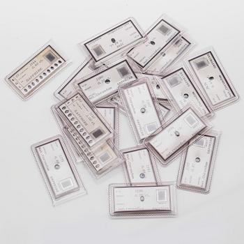 ÄDELSTENAR, ca 47 st, naturliga safirer, olika karat, enligt intyg.