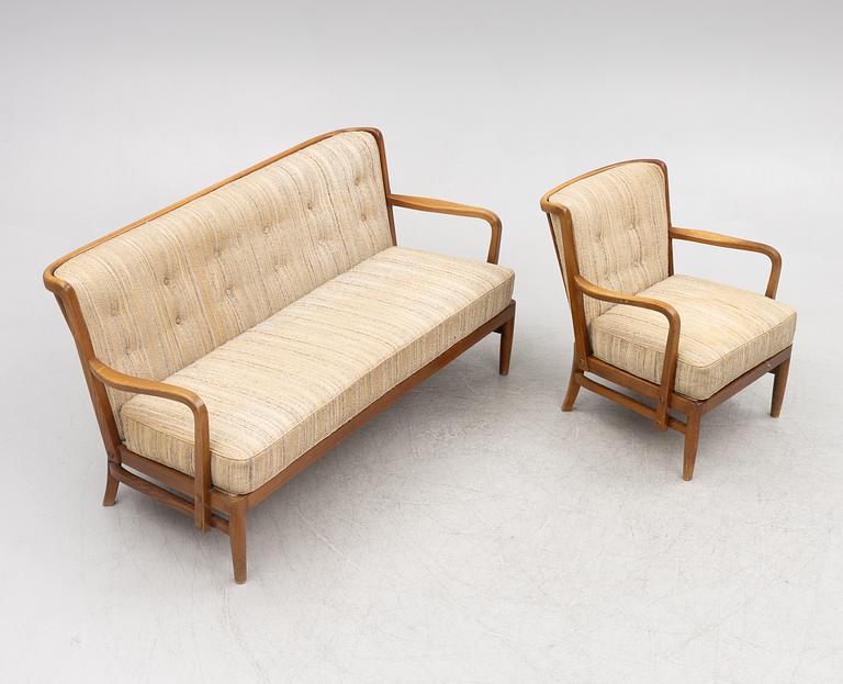 Otto Schulz, soffa och fåtölj, Boet, 1930-40-tal.