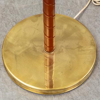 JOSEF FRANK, a model 2368/2148 'Stora Kamelen' brass standard light for Svenskt Tenn, Sweden.