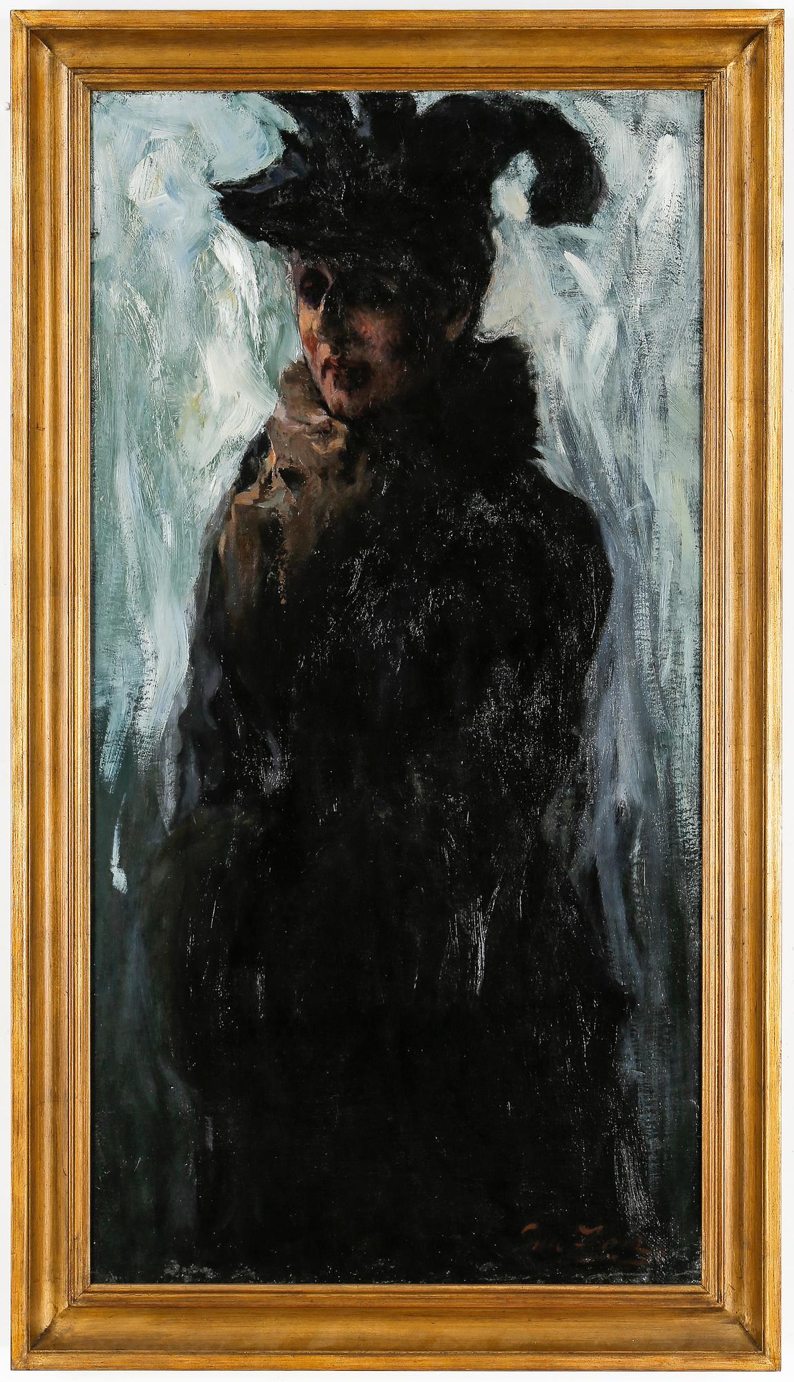 EMIL ZOIR, olja på duk, signerad.