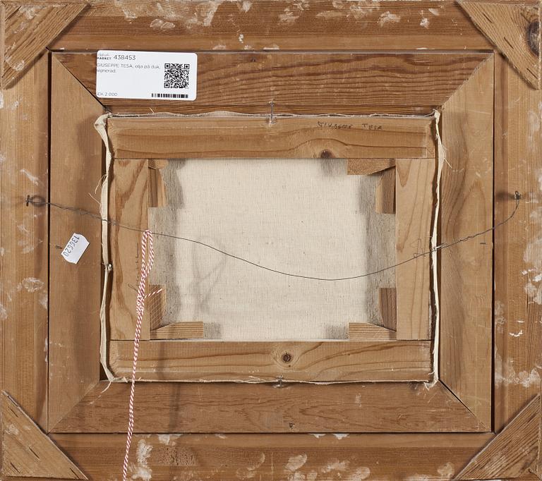 GIUSEPPE TESA, olja på duk, signerad.