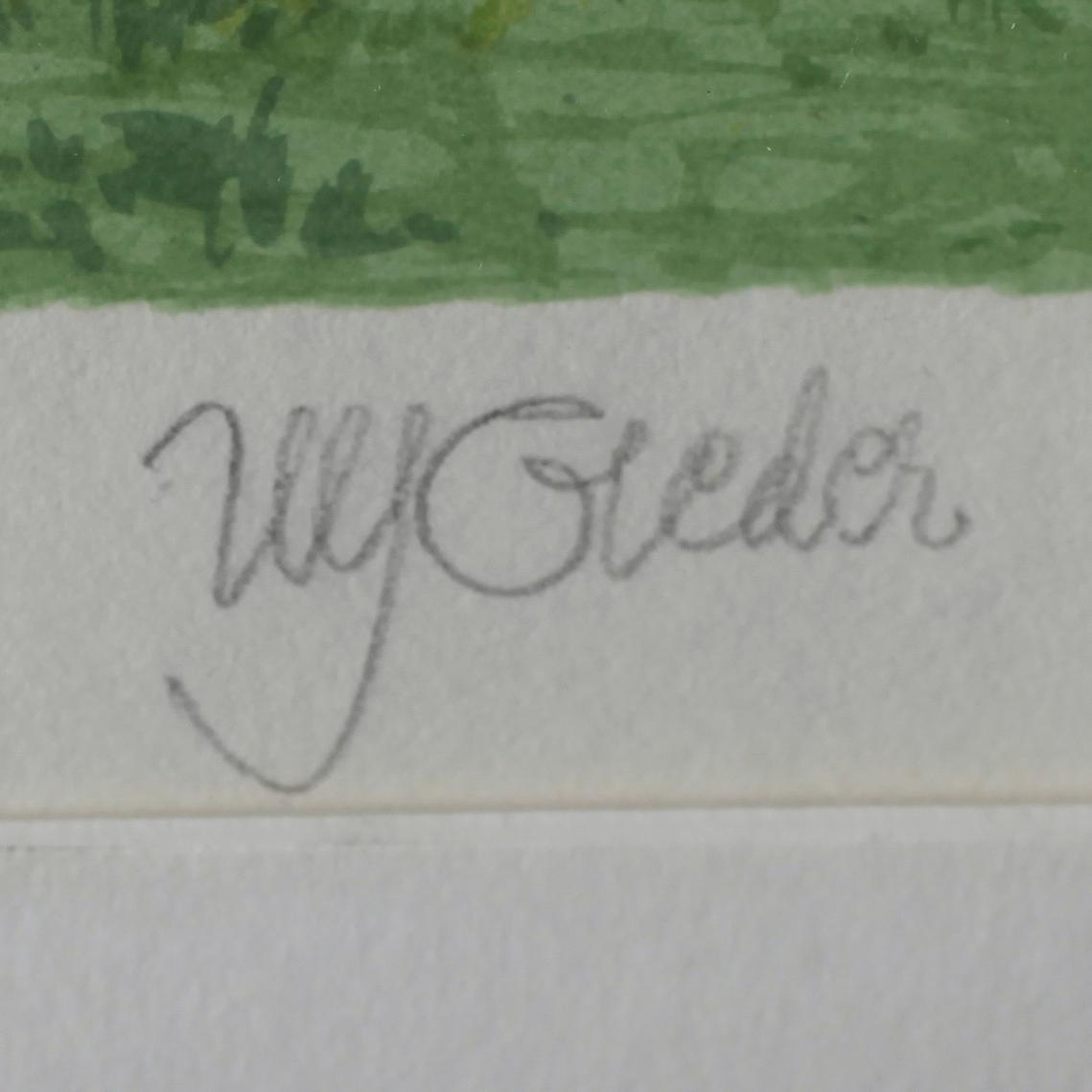 ULF GREDER, färglitografi, signerad och numrerad 176/360.