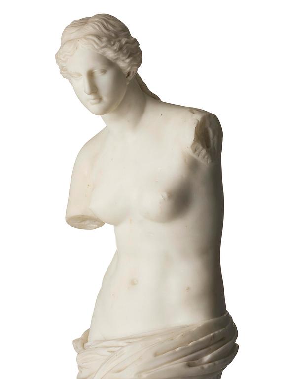 "Venus de Milo", troligen Italien, Grand Tour-souvenir, 1800-tal.