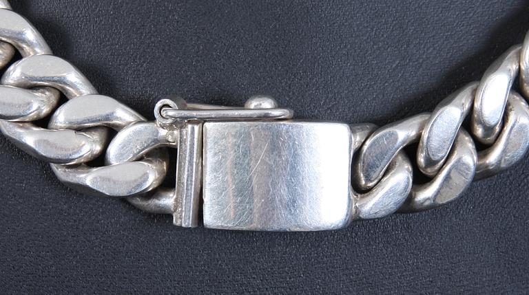 PARTI SILVERKEDJOR, 4 st, 1900-tal, 684 g.