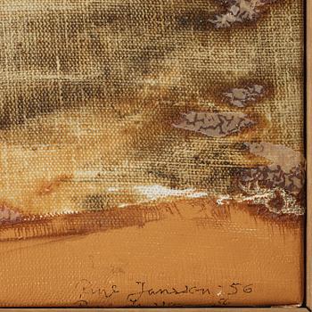 RUNE JANSSON, oil on canvas, signed and dated 56.