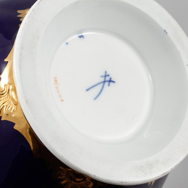 KAFFESERVIS, 12 delar, porslin, Meissen, 1900-tal.