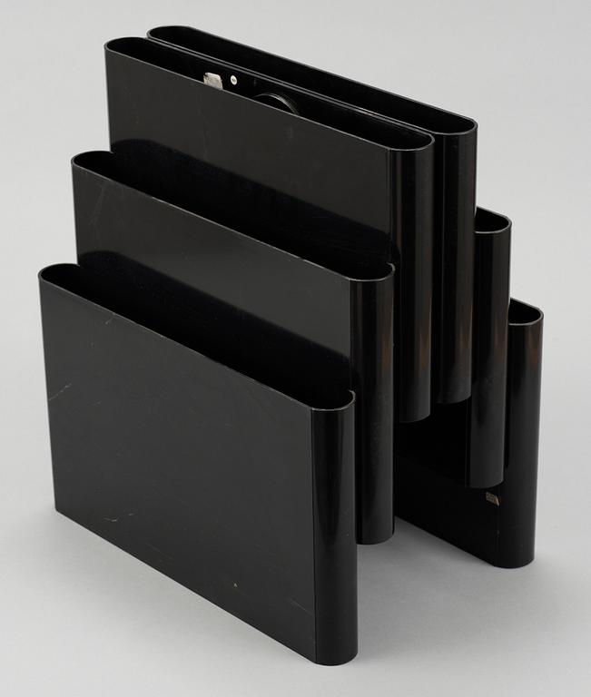 TIDNINGSSTÄLL, plast, Giotto Stoppino, Kartell, Italien, 1970-tal.
