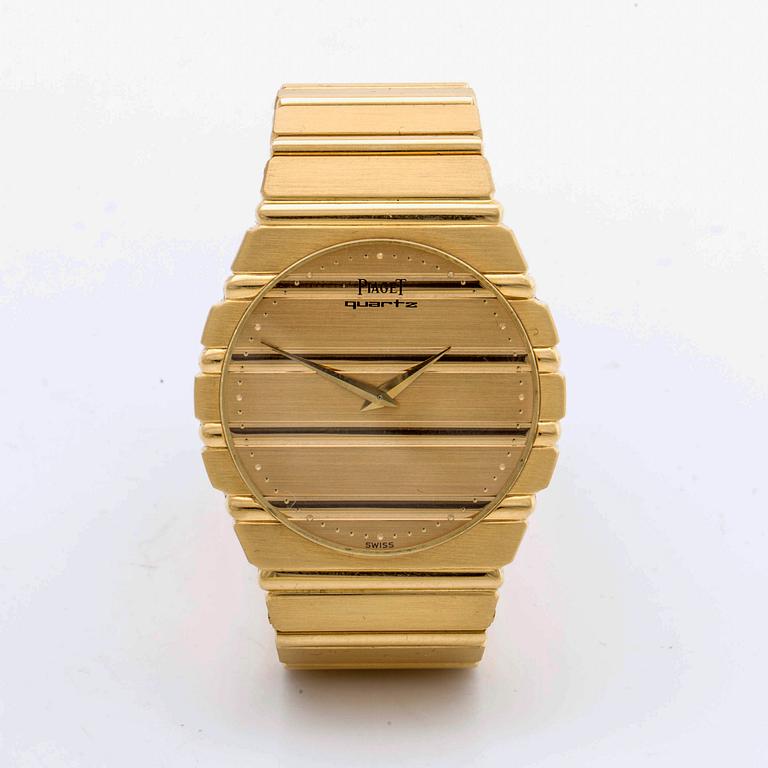 PIAGET, Polo, armbandsur, 34 mm, tot vikt ca 138g.