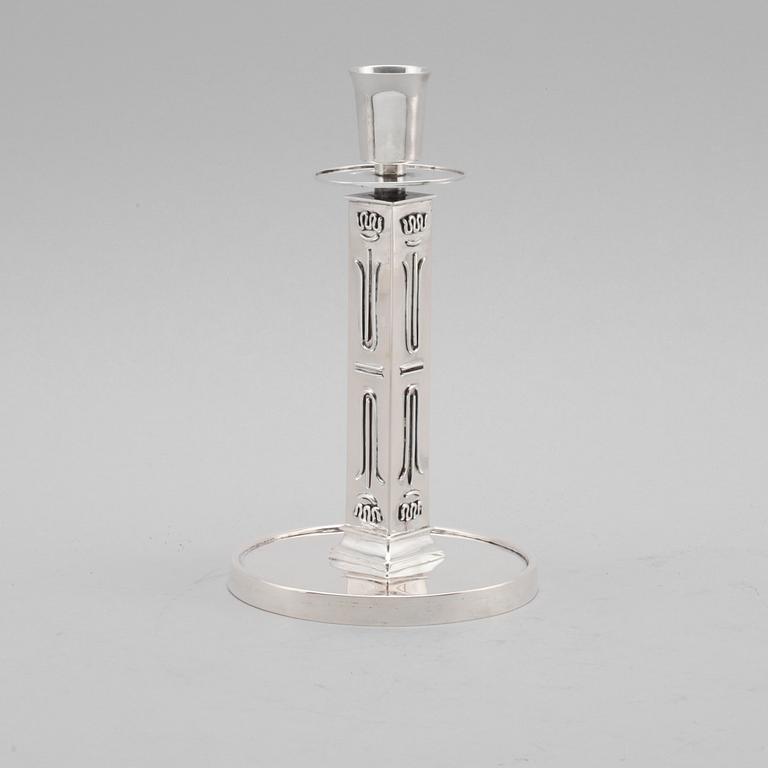 LJUSSTAKE, silver, Johan August Färngren, Stockholm 1930. Vikt ca 235 g.