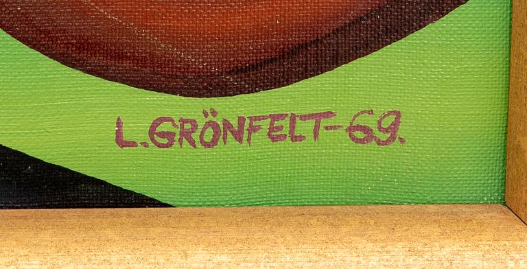 Lars Grönfelt, olja på duk signerad och daterad 69.