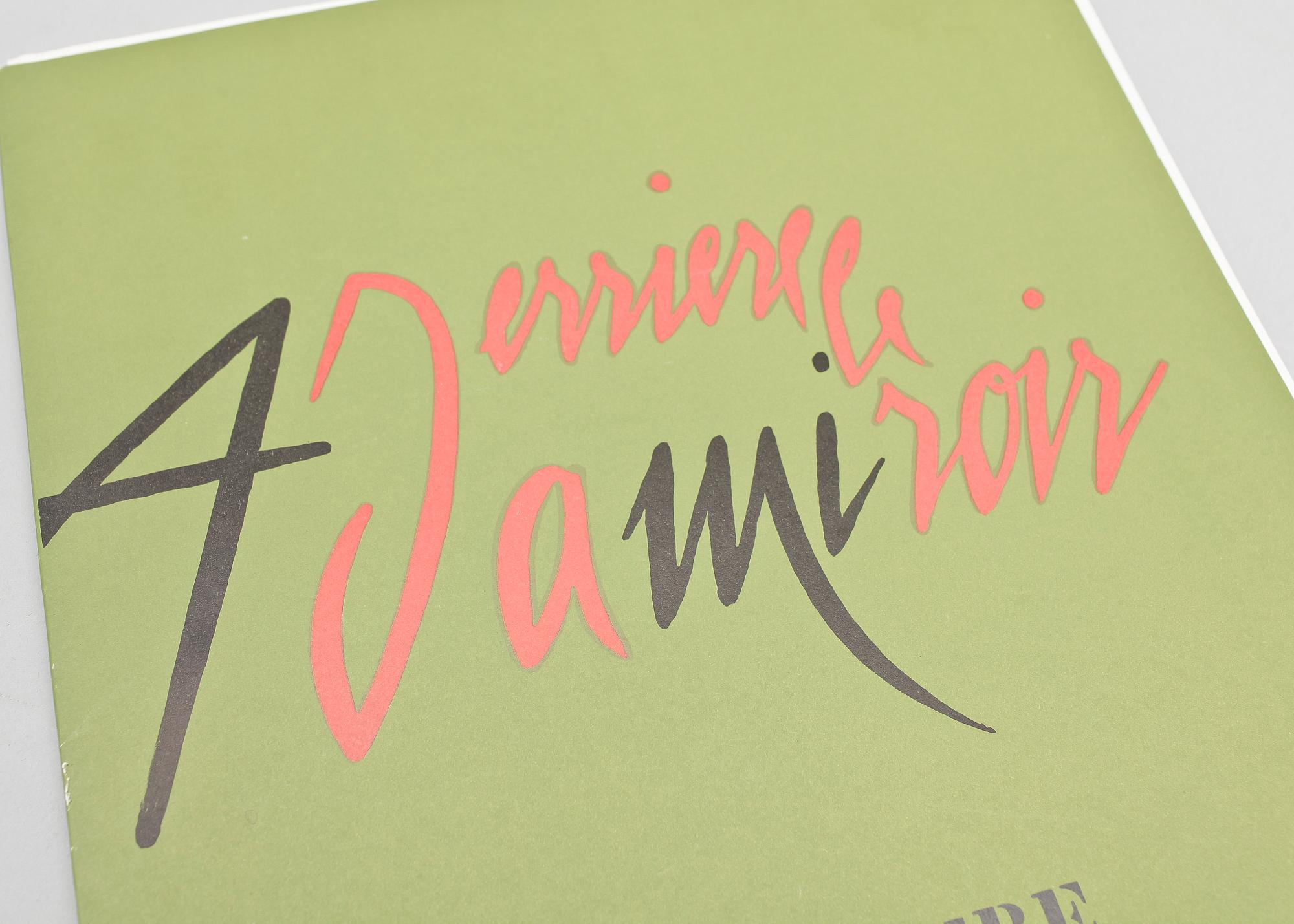 VALERIO ADAMI 10 st mappar, "Derriere le Miroir", 1973-1975.