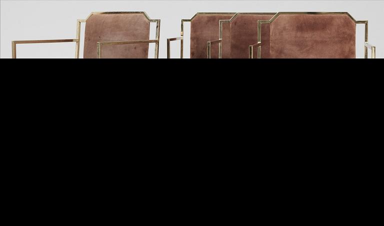 MATBORD samt STOLAR, 4 st, Italien 1970-tal.