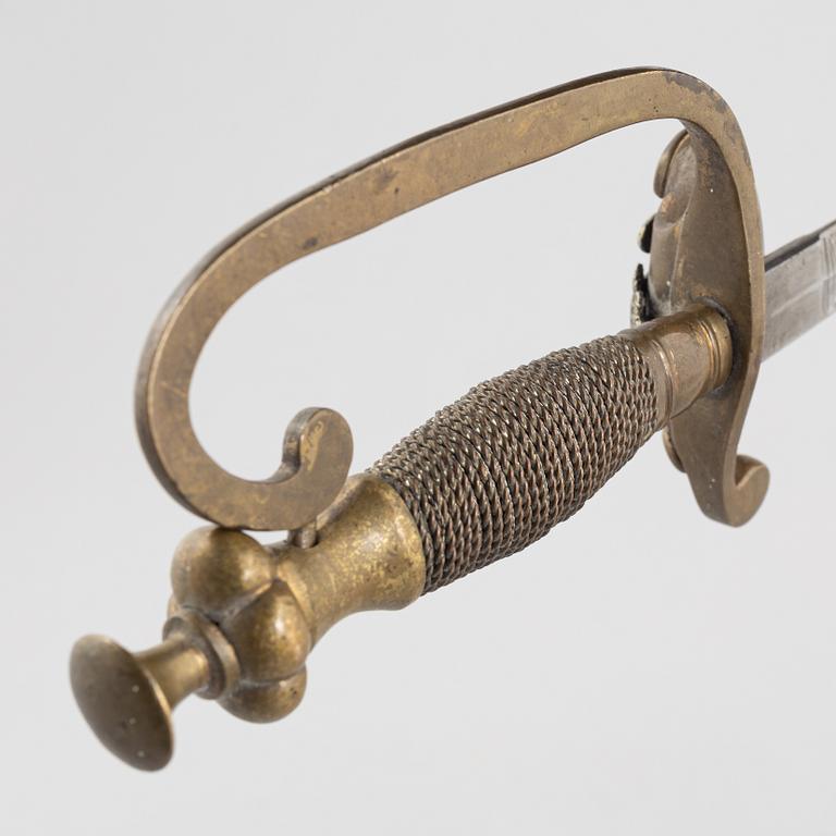 Sword, Serbian, for an officer, from around the year 1900,.