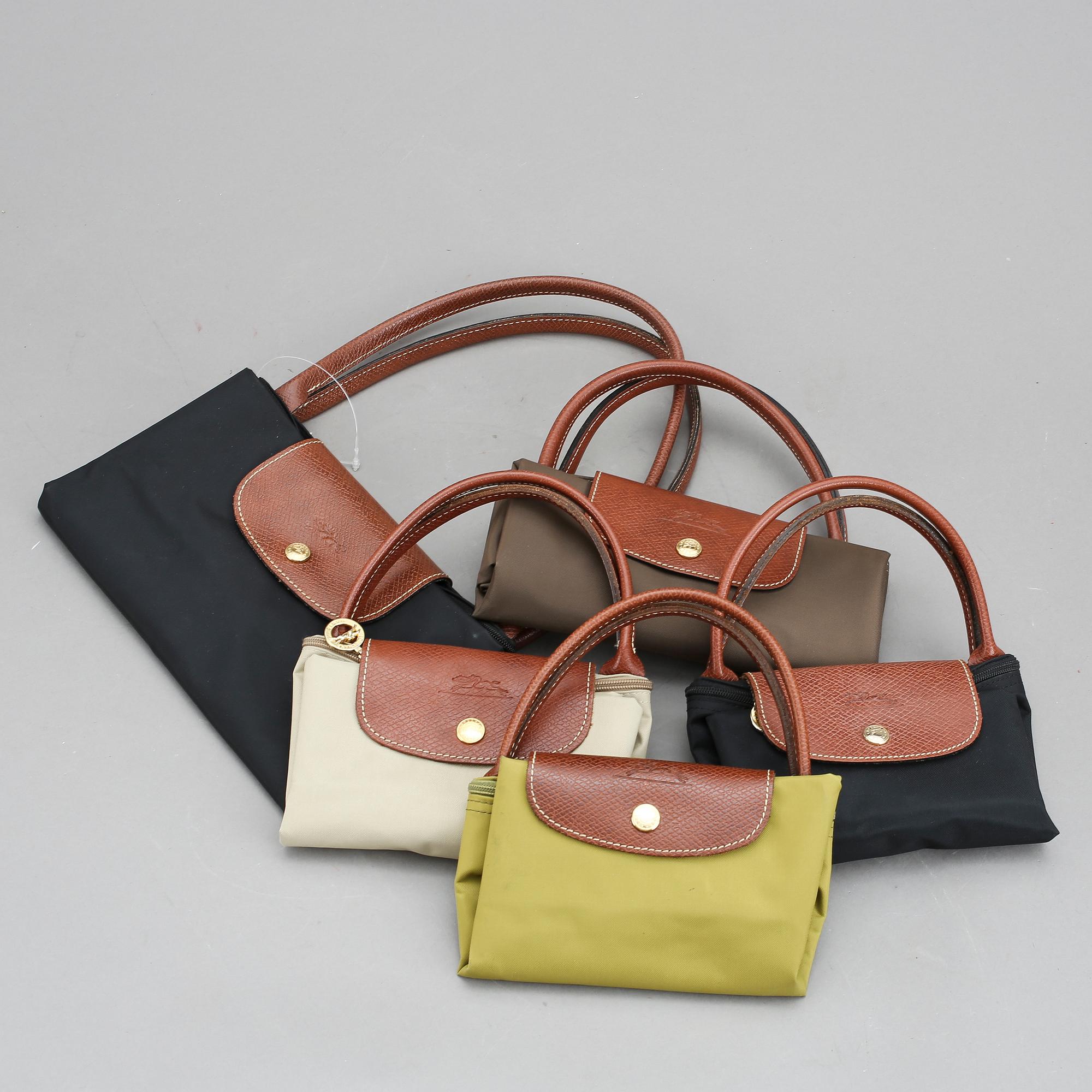 HANDVÄSKOR, 5 st, Longchamp.