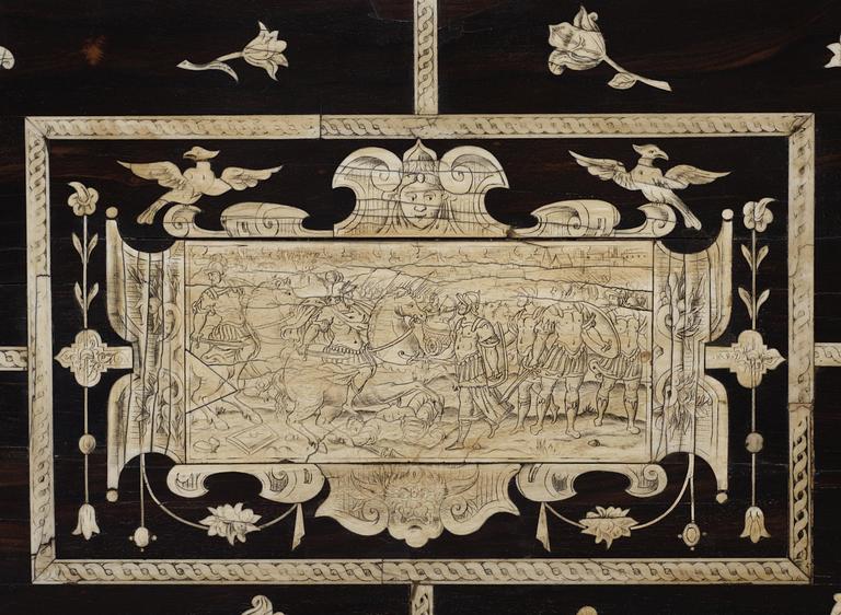 KABINETTSKÅP. Barock, 1600-1700-tal.