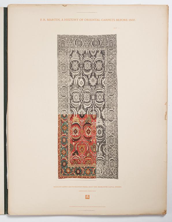 Fredrik Robert Martin: 'A History of Oriental Carpets before 1800,' Vienna, 1906.