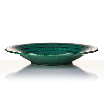 Wilhelm Kåge, an Argenta stoneware dish, model 1035, Gustavsberg, Sweden 1940.