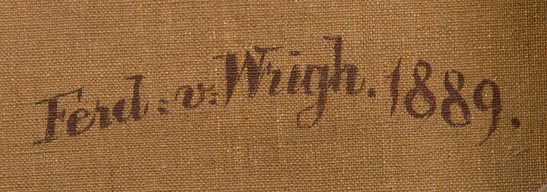 FERDINAND VON WRIGHT, PYYT METSÄSSÄ.