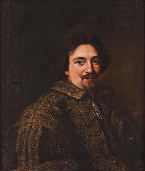 Abraham de Vries Attributed to, Man in a jacket with gold embroidery.