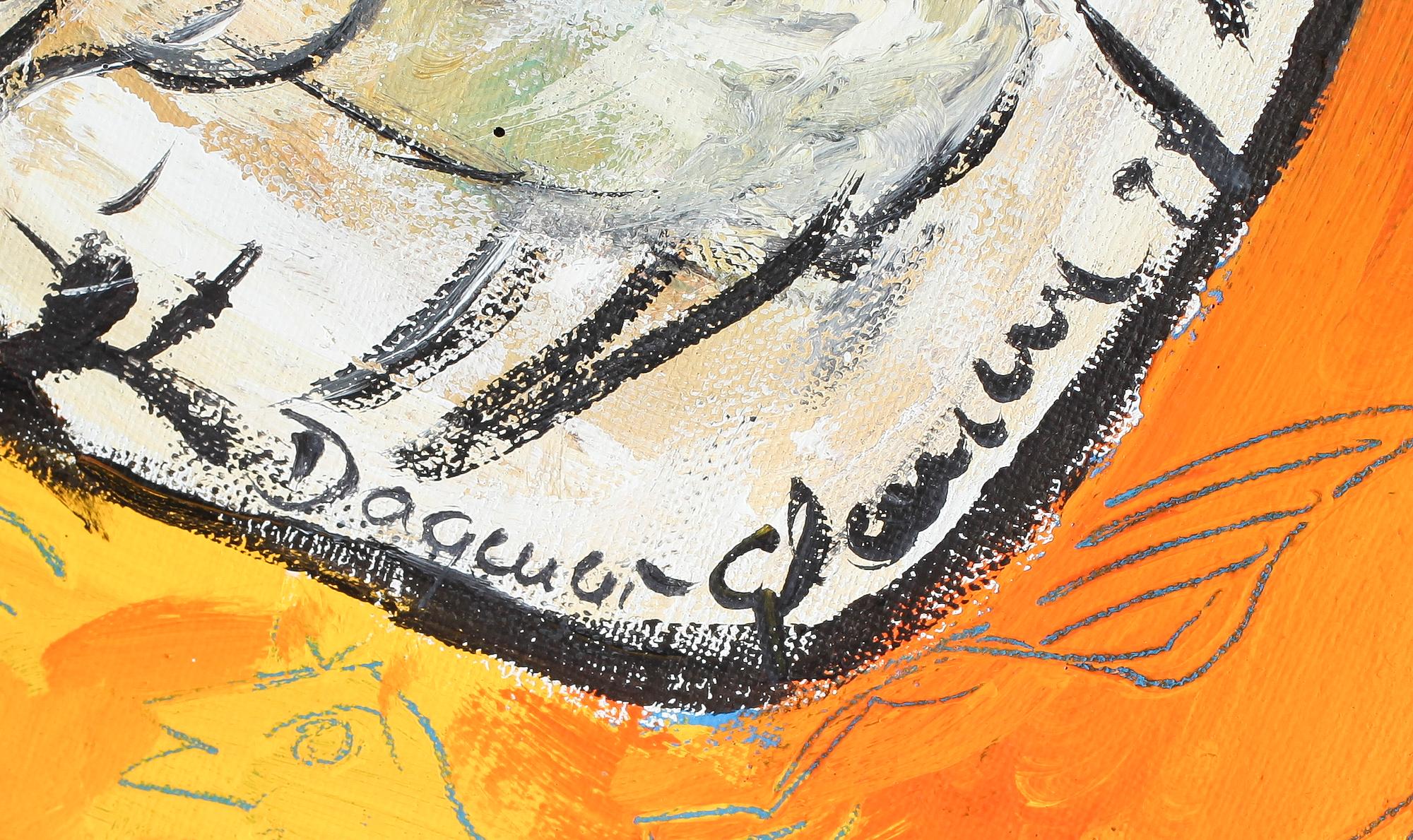 DAGMAR GLEMME, olja på duk, signerad.