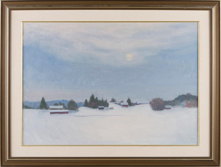 Onni Oja, Vinterig by (Borgnäs).