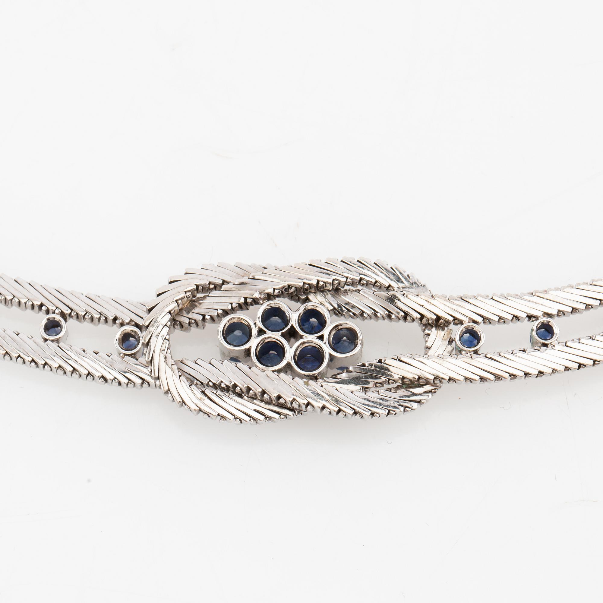 Necklace 18K white gold, Signoretti Renato, Vicenza Italy.