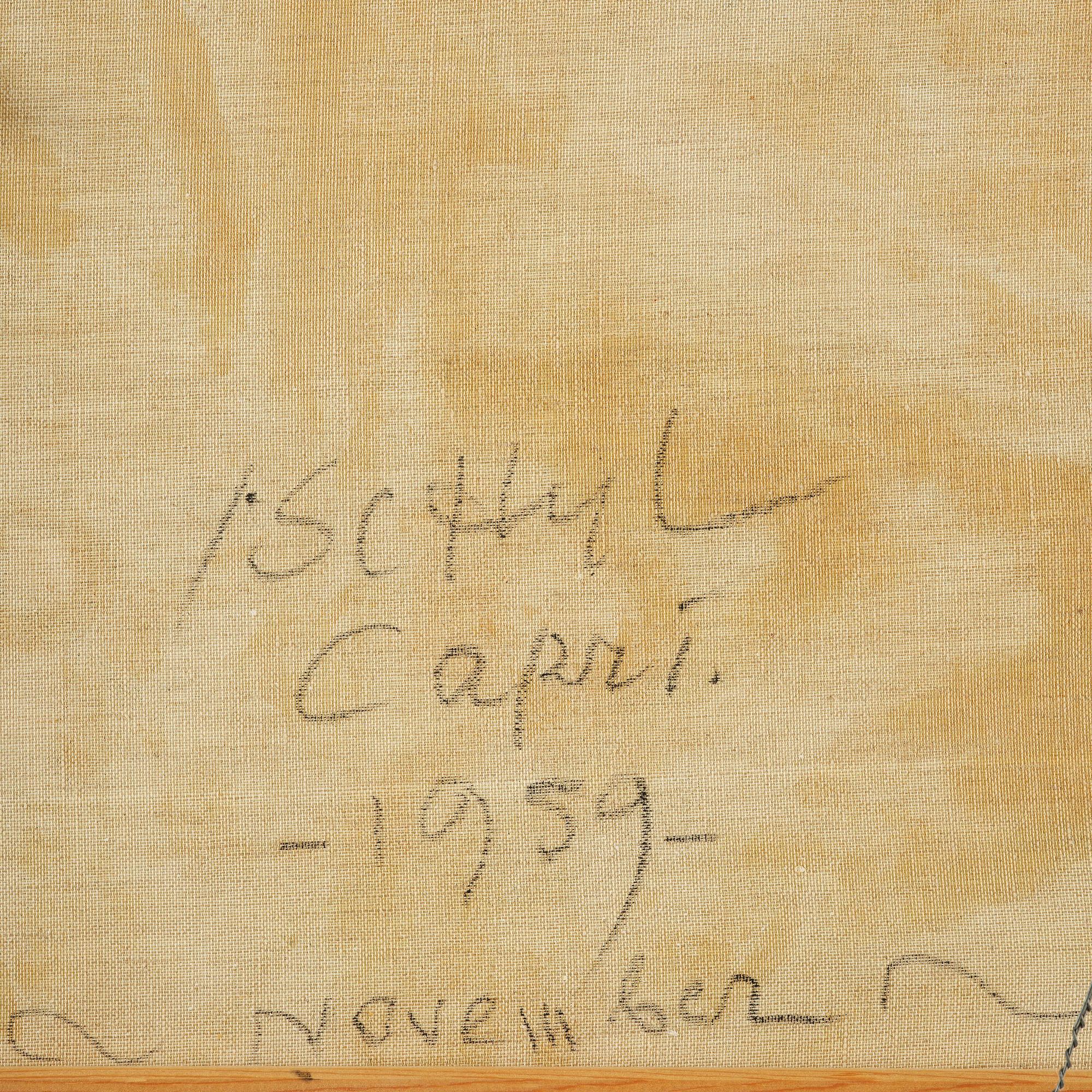 Jules Schyl, View from Capri.