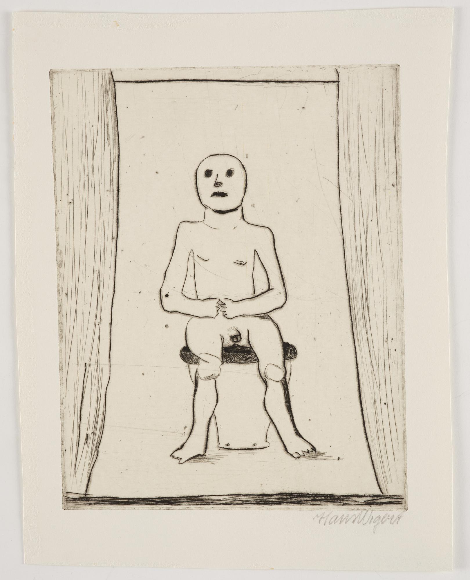 Hans Wigert, Nude.